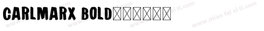 CarlMarx Bold字体转换